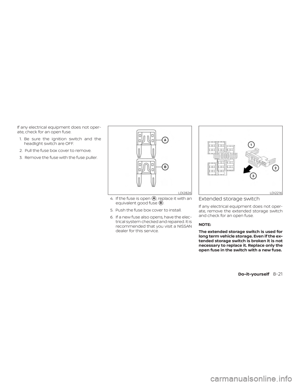 NISSAN NV200 2015  Owners Manual 