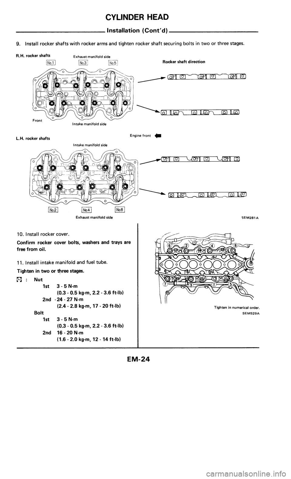 NISSAN 300ZX 1984 Z31 Engine Mechanical Owners Manual NISSAN 300ZX 1984 Z31 Engine Mechanical Owners Manual