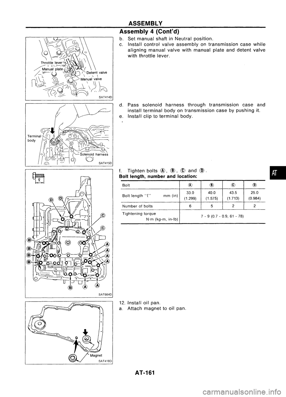 NISSAN ALMERA N15 1995 Service Manual \~~~~~C0\
~~ \.---.!
~ />"0
o
<=~~ )'()
Throttle lever'~ ~\
~ Il';-,~\ ,~\\)
,./, Manual plate
2\ (
. ~ -P-' (\
d (
Detent valve
/- \, 'sdJ :----, \,,,
n\ ';\ ~ & NISSAN ALMERA N15 1995 Service Manual \~~~~~C0\
~~ \.---.!
~ />"0
o
<=~~ )'()
Throttle lever'~ ~\
~ Il';-,~\ ,~\\)
,./, Manual plate
2\ (
. ~ -P-' (\
d (
Detent valve
/- \, 'sdJ :----, \,,,
n\ ';\ ~ &