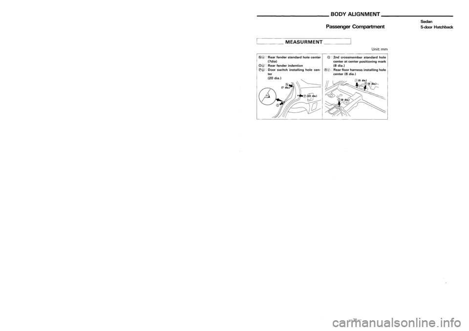 NISSAN ALMERA N15 1995 Service Manual ______ HANDLINGPRECAUTIONS FORPLASTICS __________
BODYALIGNMENT _
Handling Precautions ForPlastics
Heat resisting
Resistancetogasoline and
Abbreviation Materialname
temperature Othercautions
QC rF) NISSAN ALMERA N15 1995 Service Manual ______ HANDLINGPRECAUTIONS FORPLASTICS __________
BODYALIGNMENT _
Handling Precautions ForPlastics
Heat resisting
Resistancetogasoline and
Abbreviation Materialname
temperature Othercautions
QC rF)
