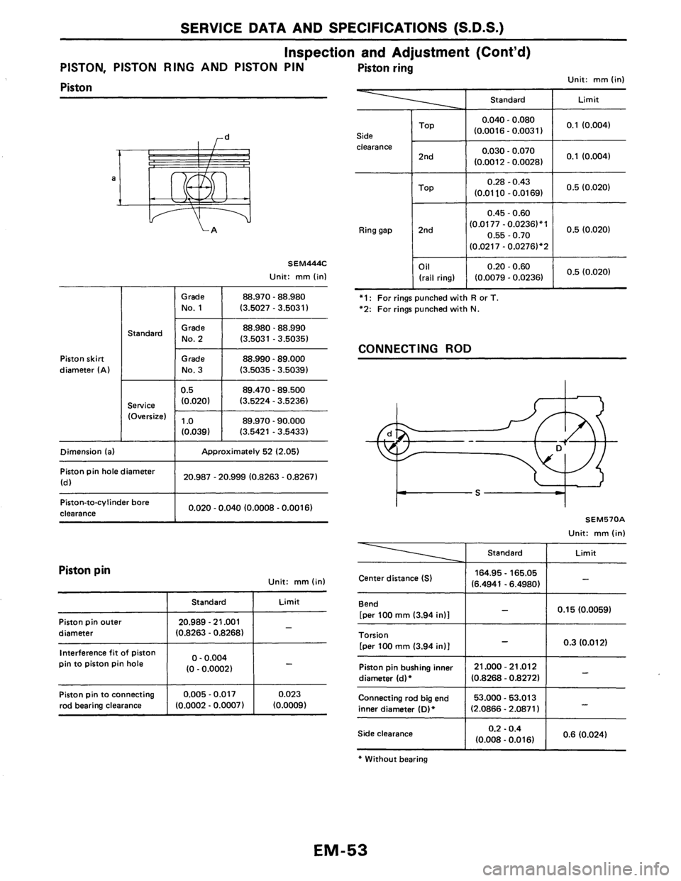 NISSAN AXXESS 1990  Service Repair Manual 