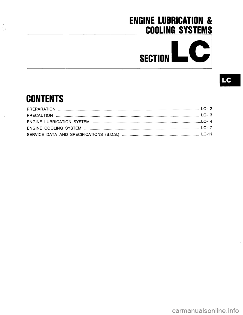 NISSAN AXXESS 1990  Service Repair Manual 
