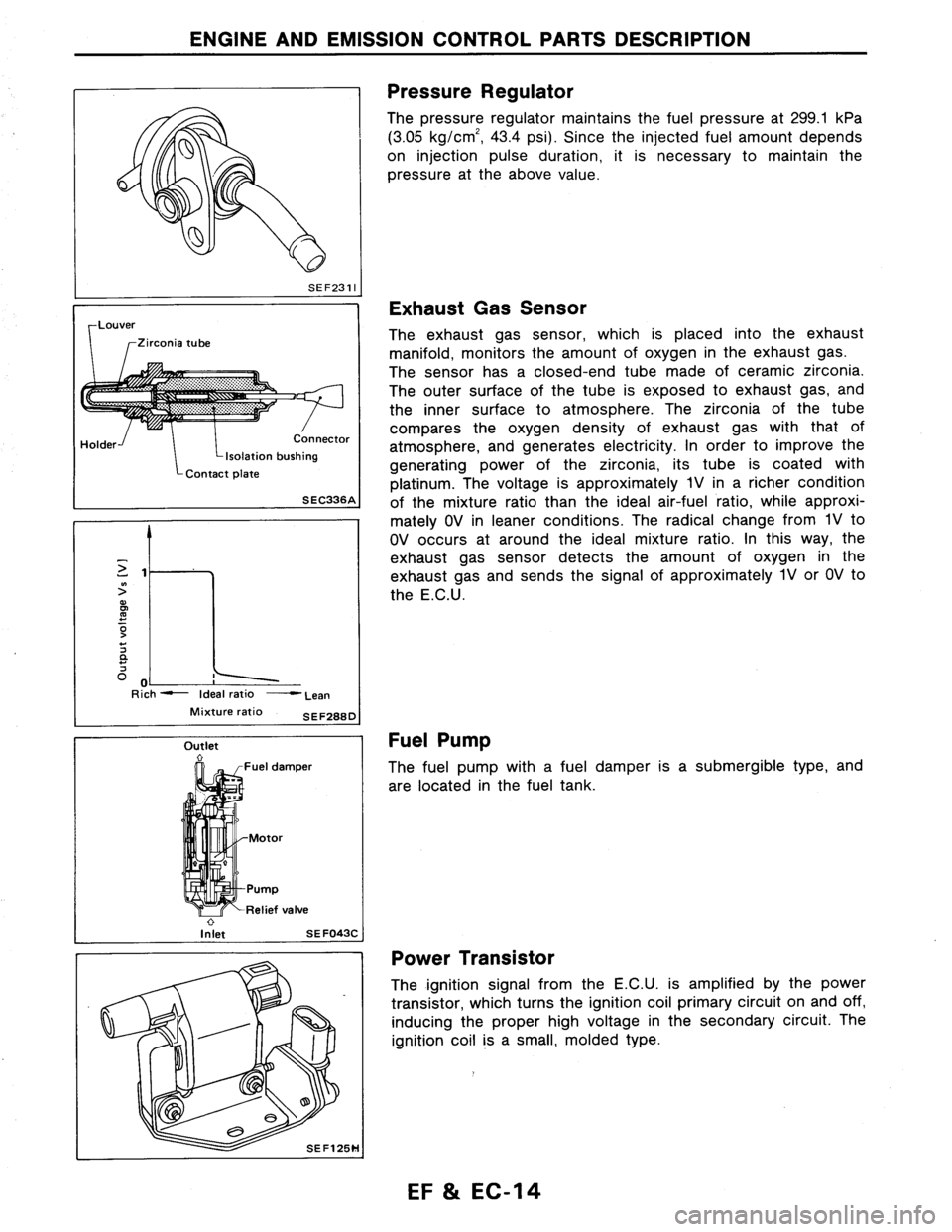 NISSAN AXXESS 1990  Service Repair Manual 