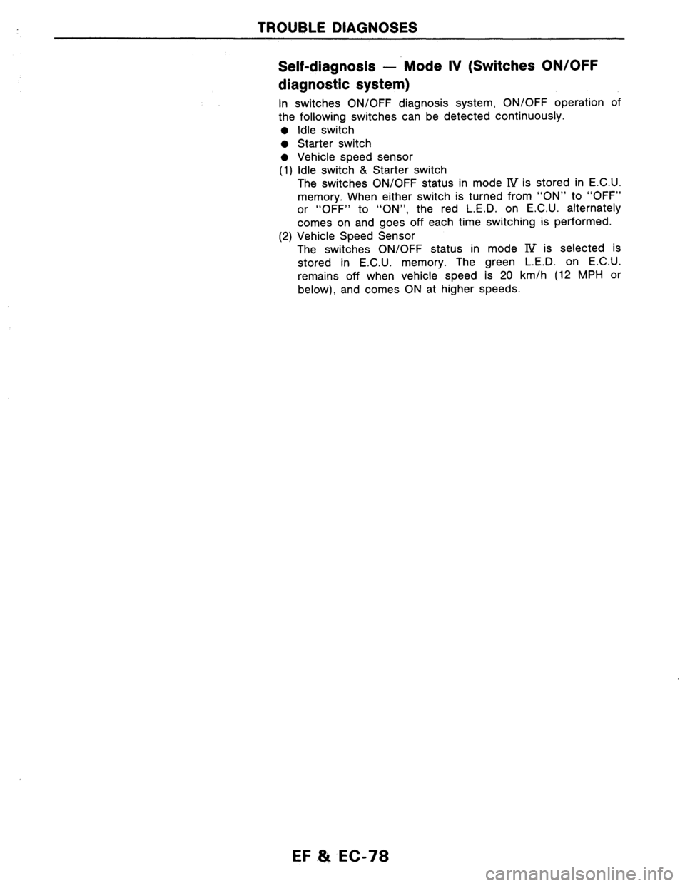 NISSAN AXXESS 1990 Service Repair Manual NISSAN AXXESS 1990 Service Repair Manual