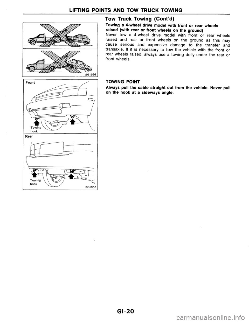 NISSAN AXXESS 1990 Service Owners Manual NISSAN AXXESS 1990 Service Owners Manual
