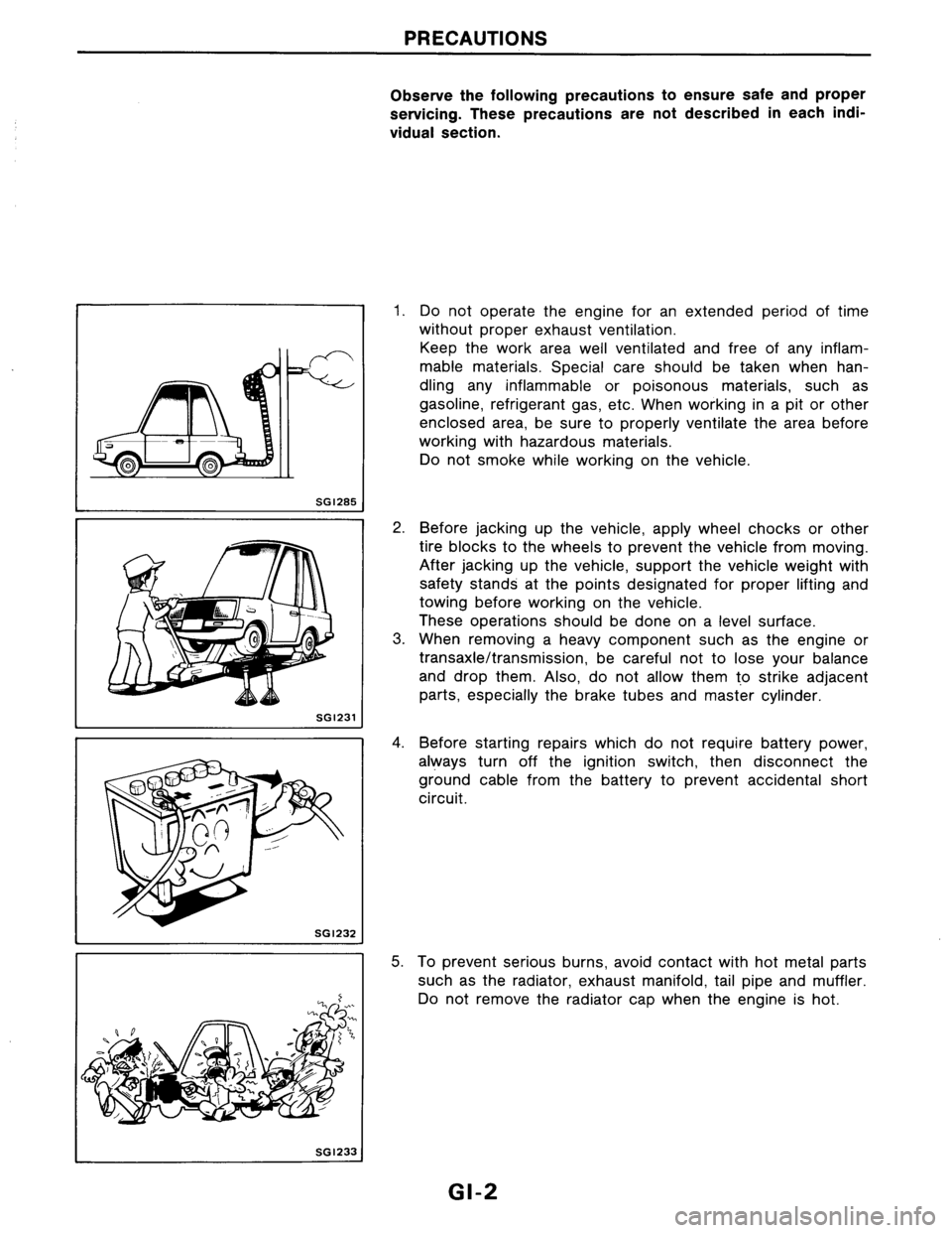 NISSAN AXXESS 1990  Service Repair Manual 