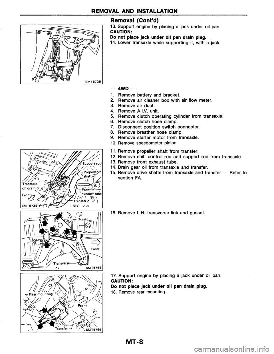 NISSAN AXXESS 1990 Service Repair Manual NISSAN AXXESS 1990 Service Repair Manual