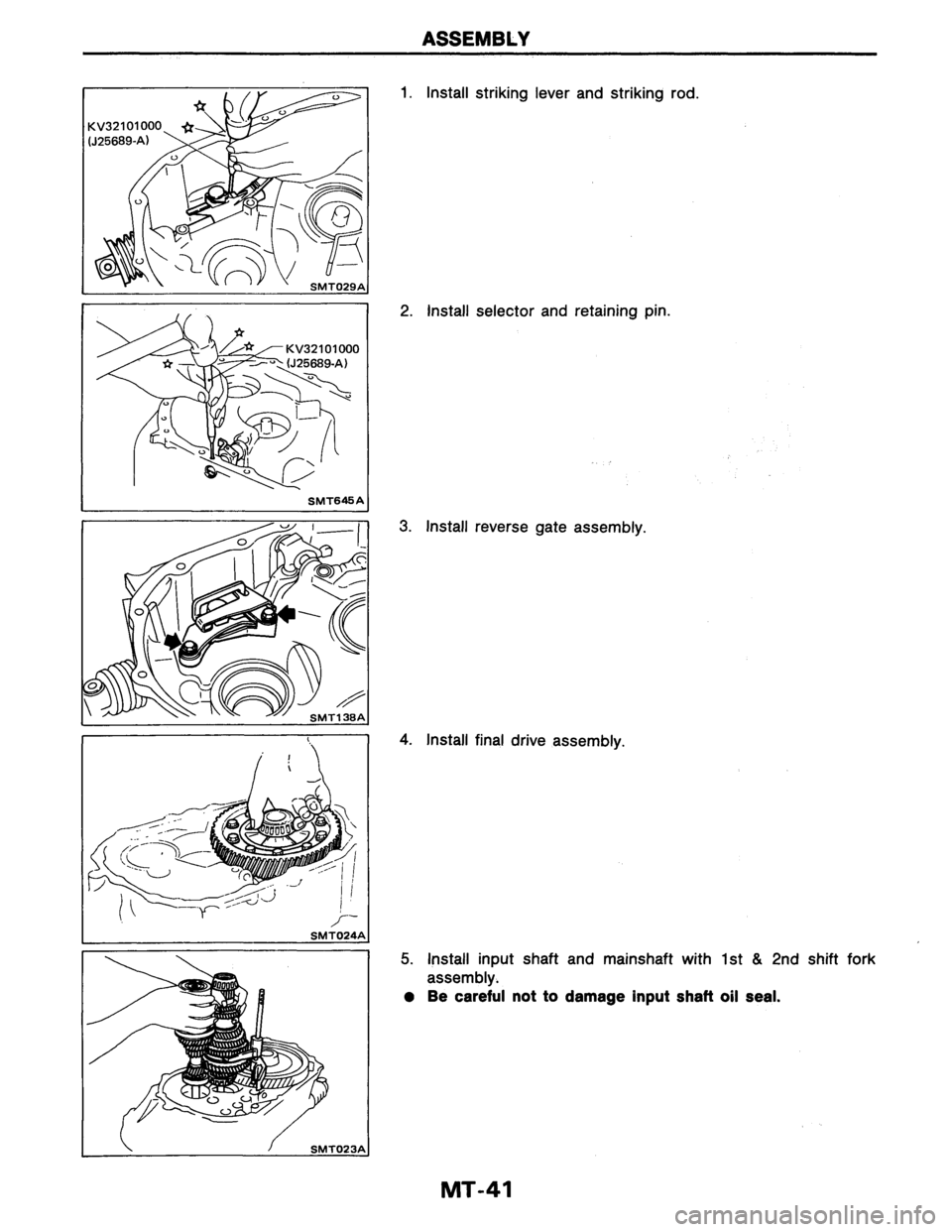 NISSAN AXXESS 1990 Service Repair Manual NISSAN AXXESS 1990 Service Repair Manual