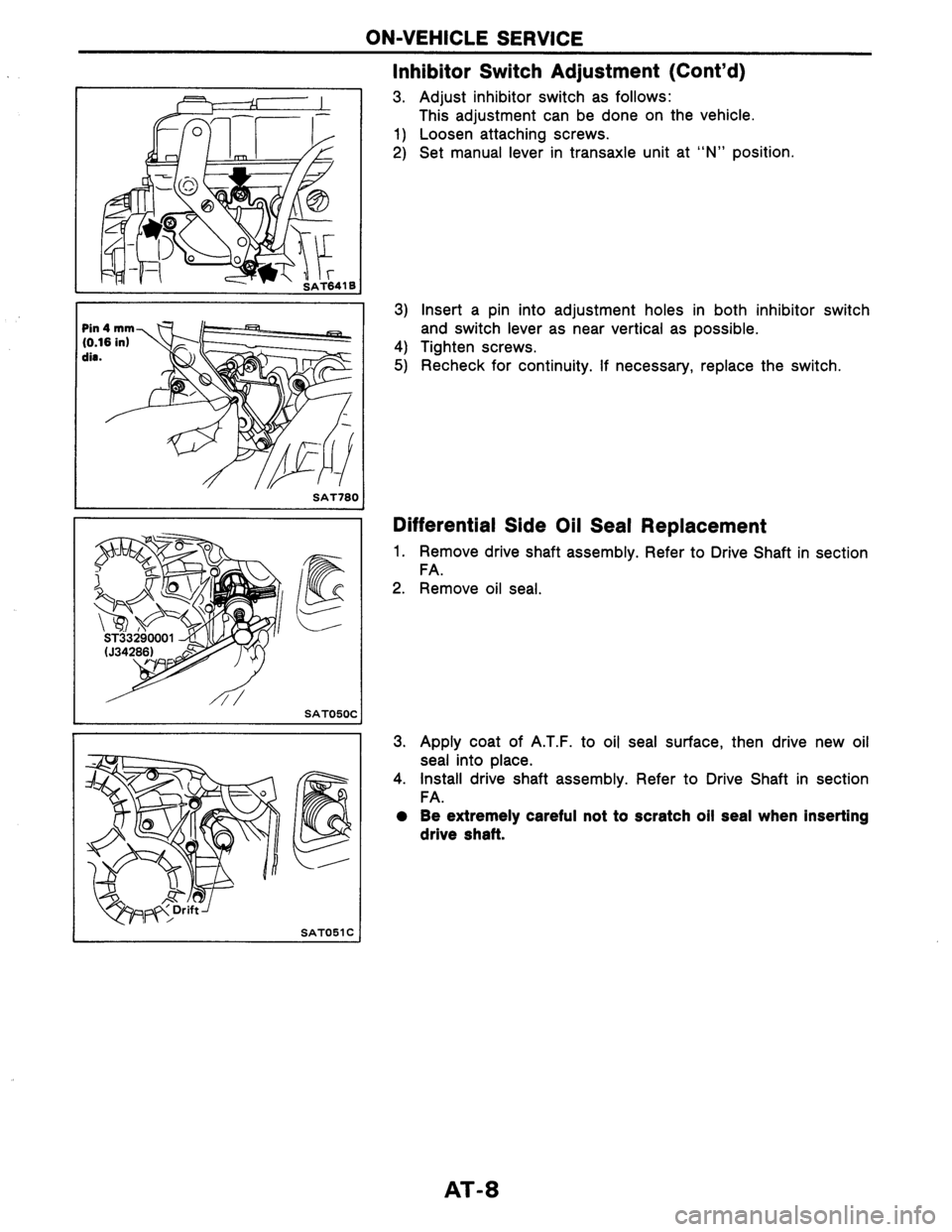 NISSAN AXXESS 1990 Service Repair Manual NISSAN AXXESS 1990 Service Repair Manual