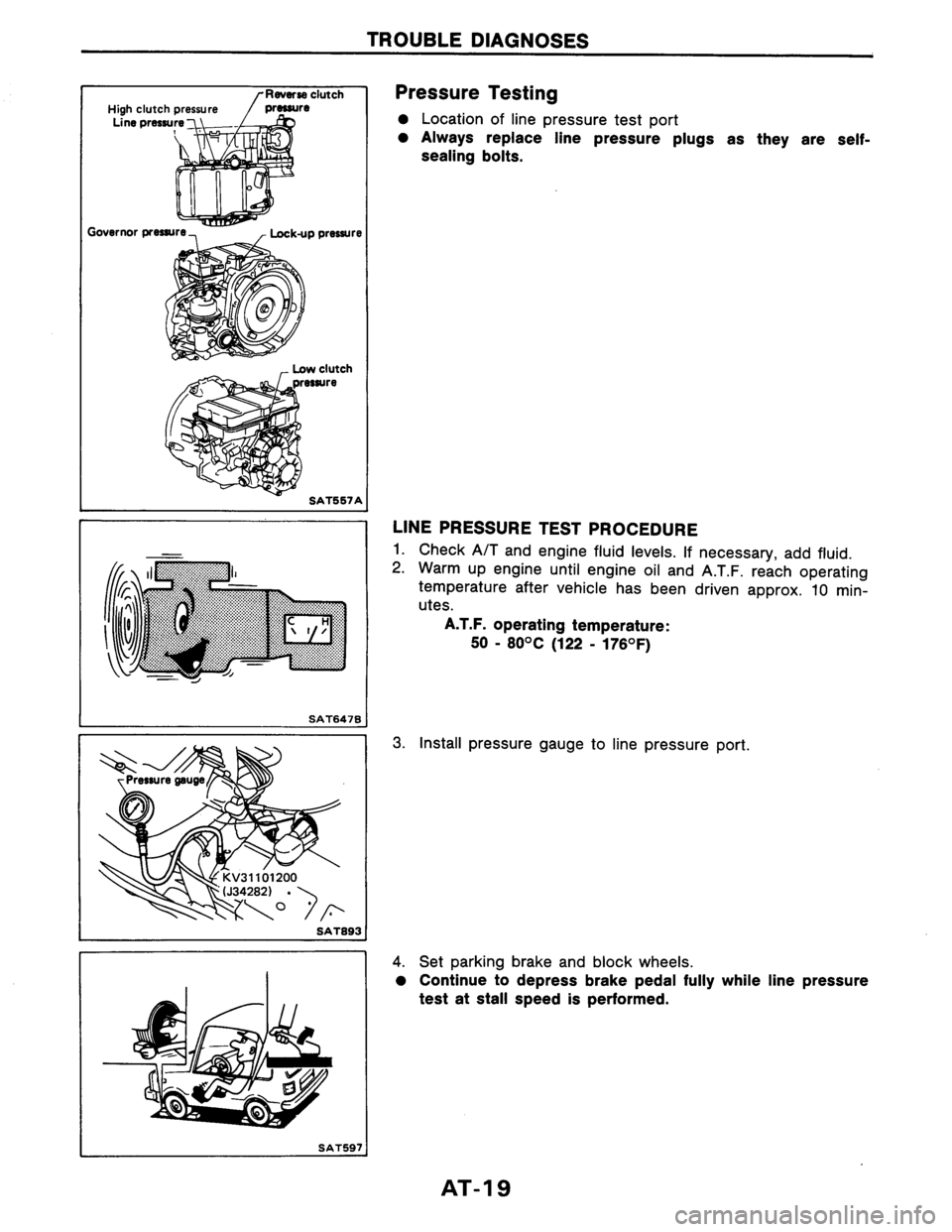 NISSAN AXXESS 1990  Service Repair Manual 