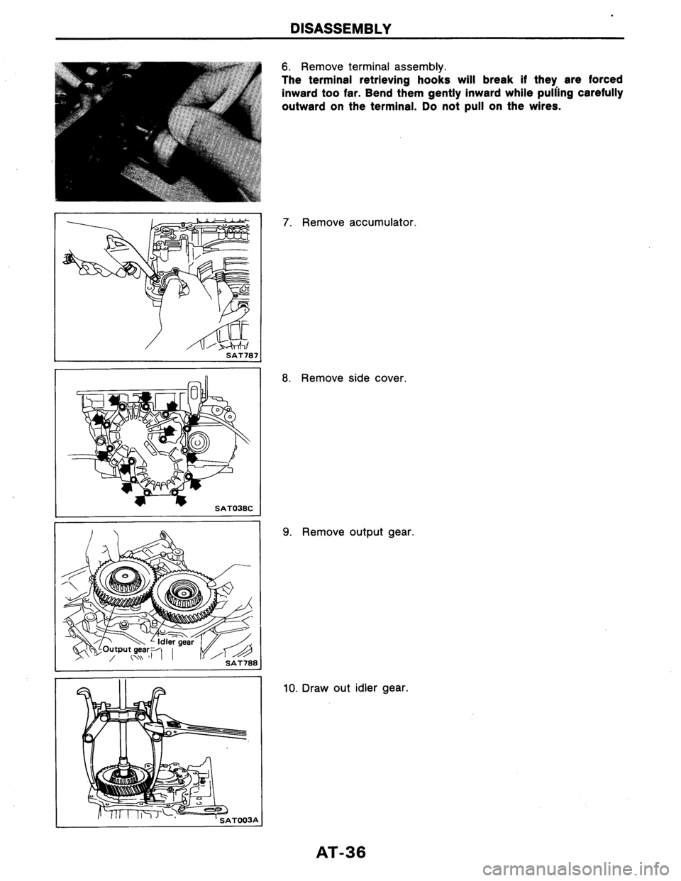 NISSAN AXXESS 1990 Service Repair Manual NISSAN AXXESS 1990 Service Repair Manual