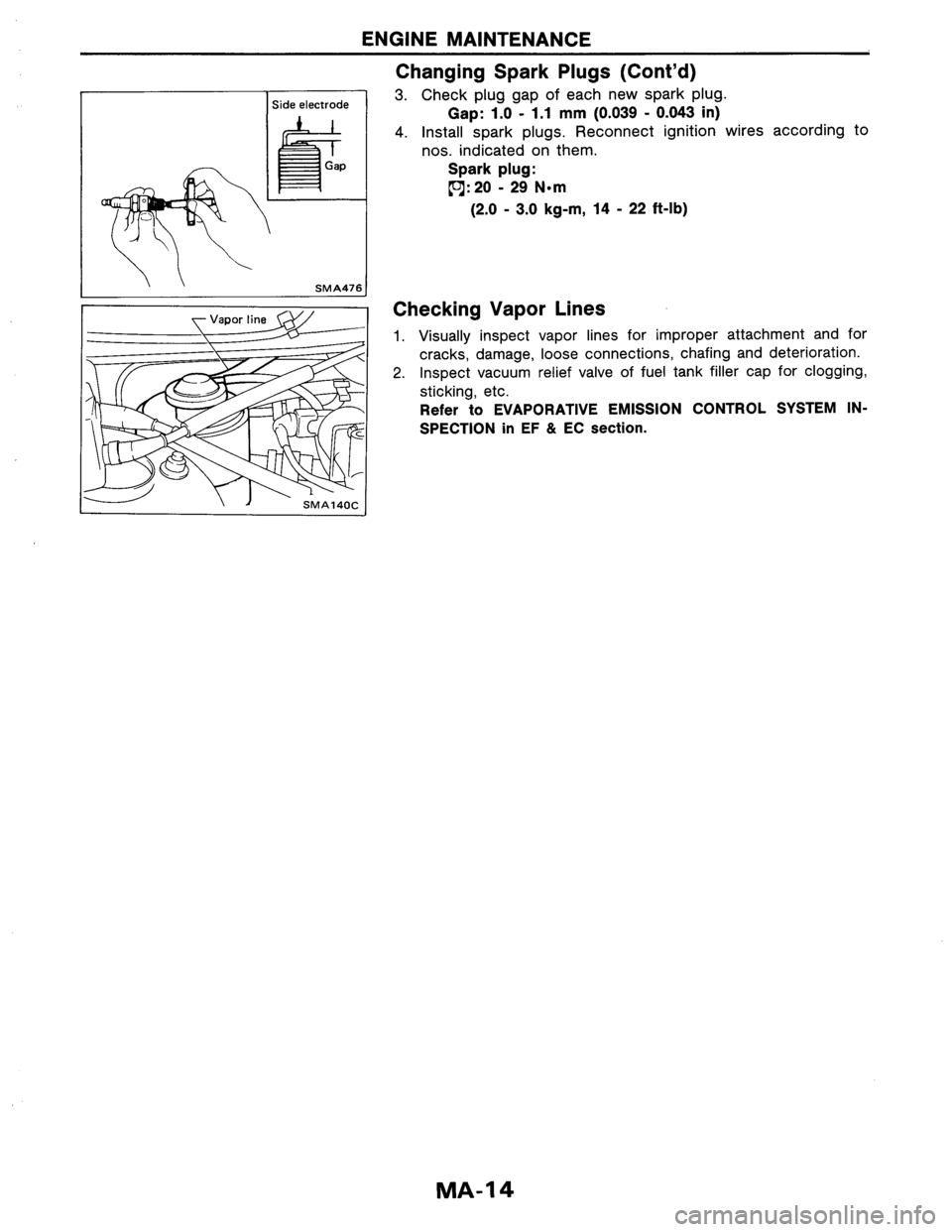 NISSAN AXXESS 1990  Service Owners Guide 