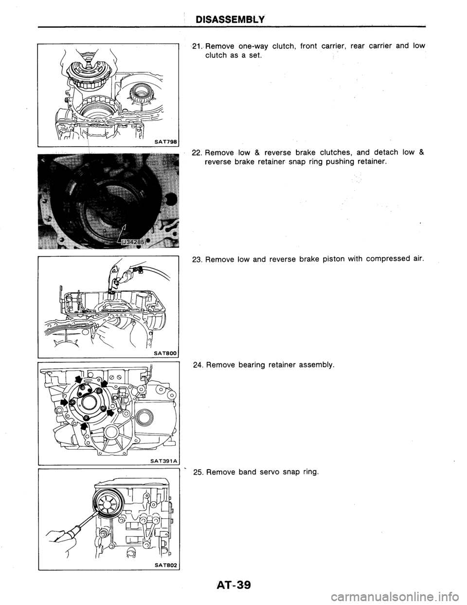 NISSAN AXXESS 1990 Service Repair Manual NISSAN AXXESS 1990 Service Repair Manual
