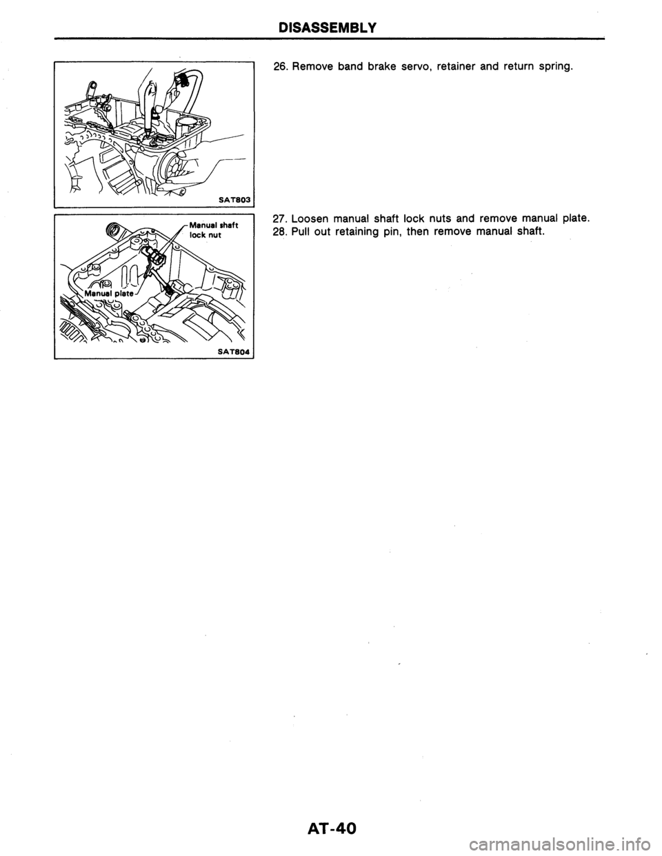 NISSAN AXXESS 1990 Service Repair Manual NISSAN AXXESS 1990 Service Repair Manual