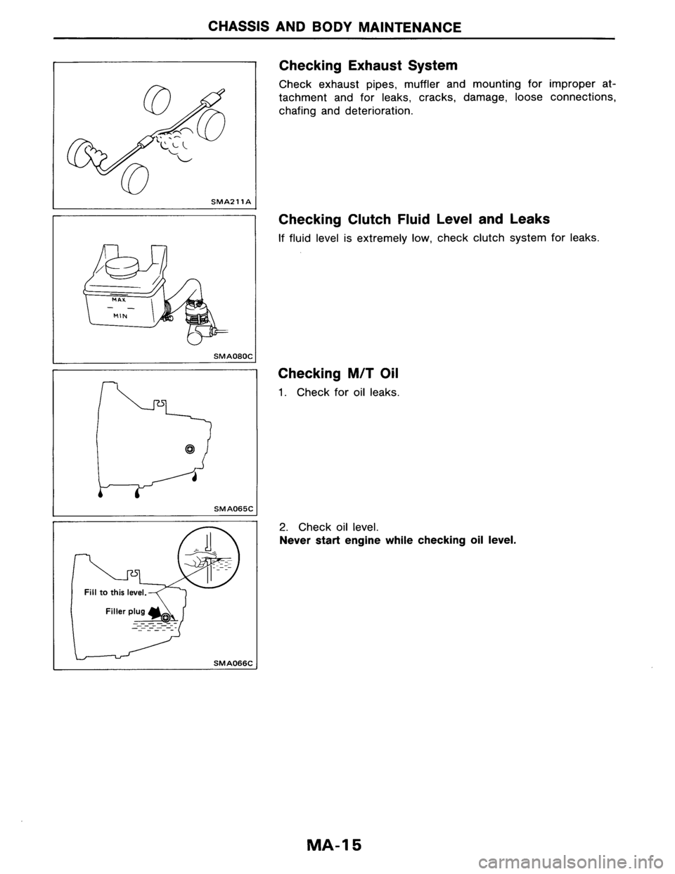 NISSAN AXXESS 1990  Service Service Manual 