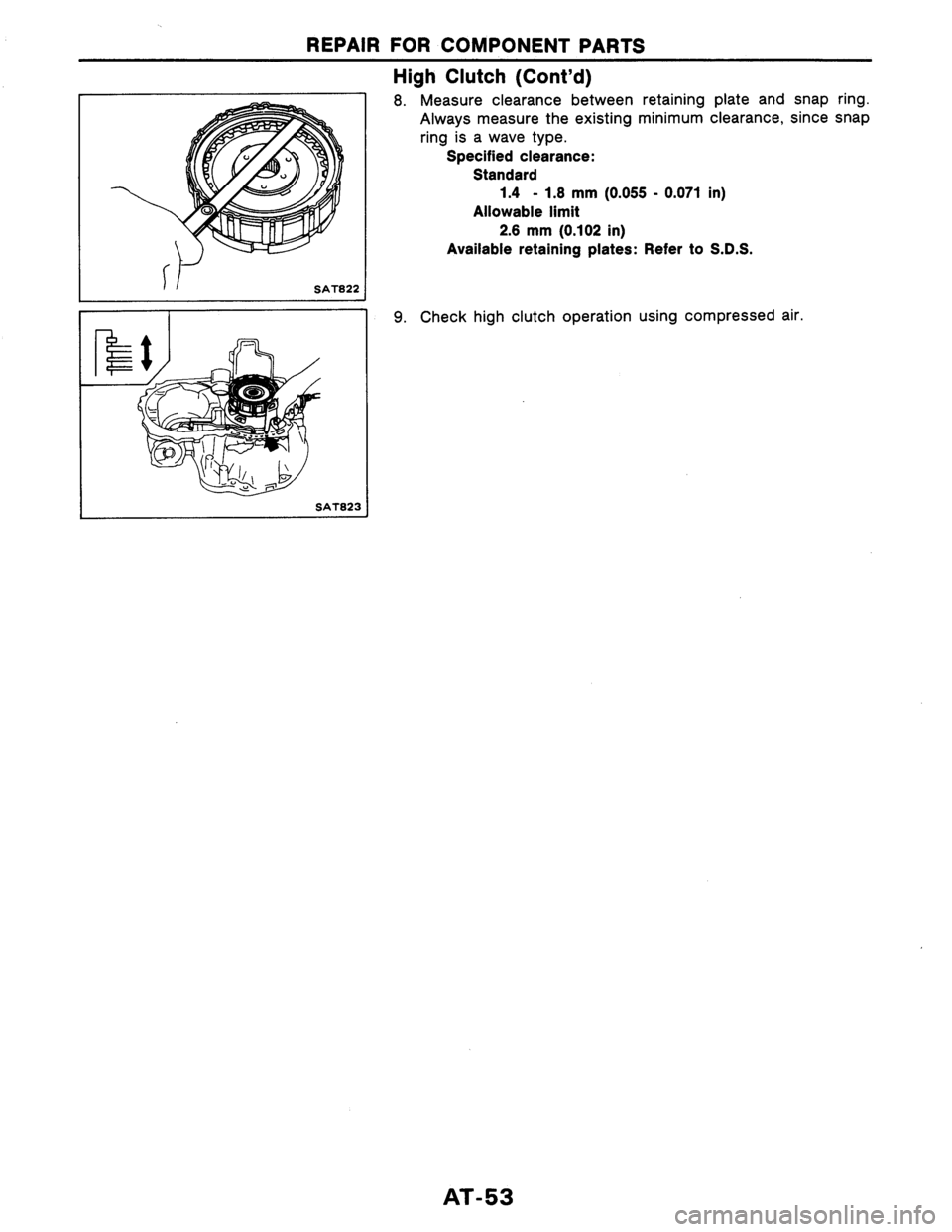NISSAN AXXESS 1990  Service Repair Manual 