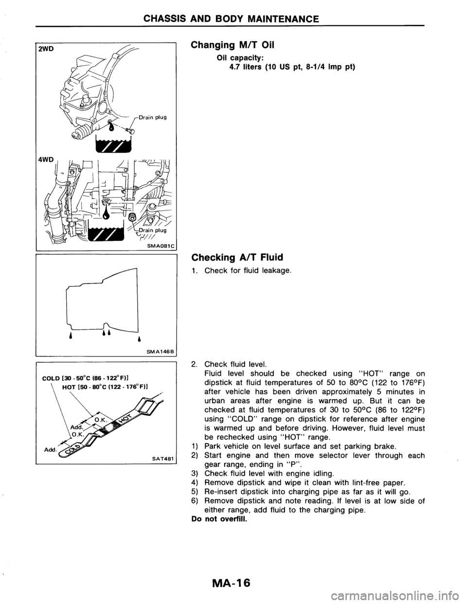 NISSAN AXXESS 1990  Service Service Manual 