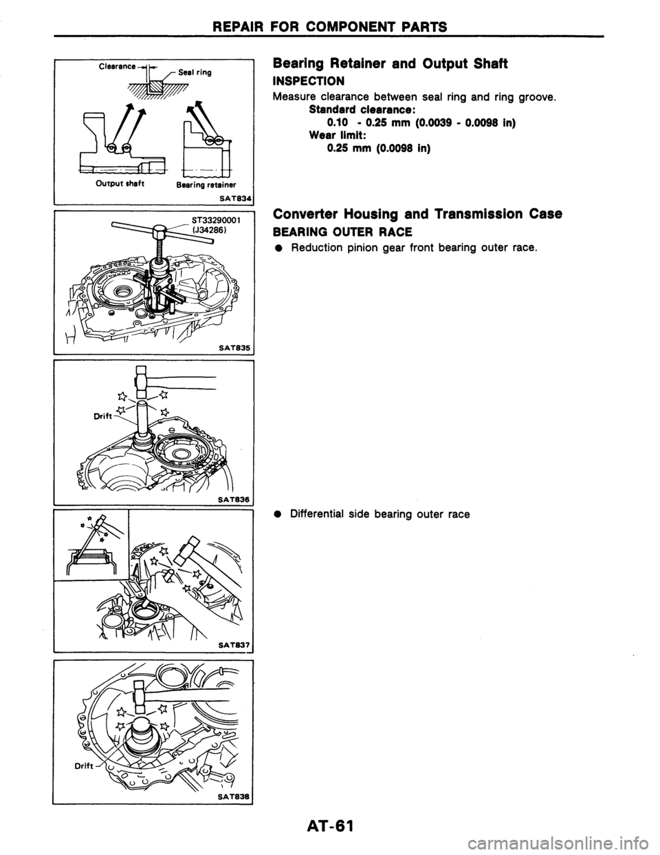 NISSAN AXXESS 1990  Service Repair Manual 
