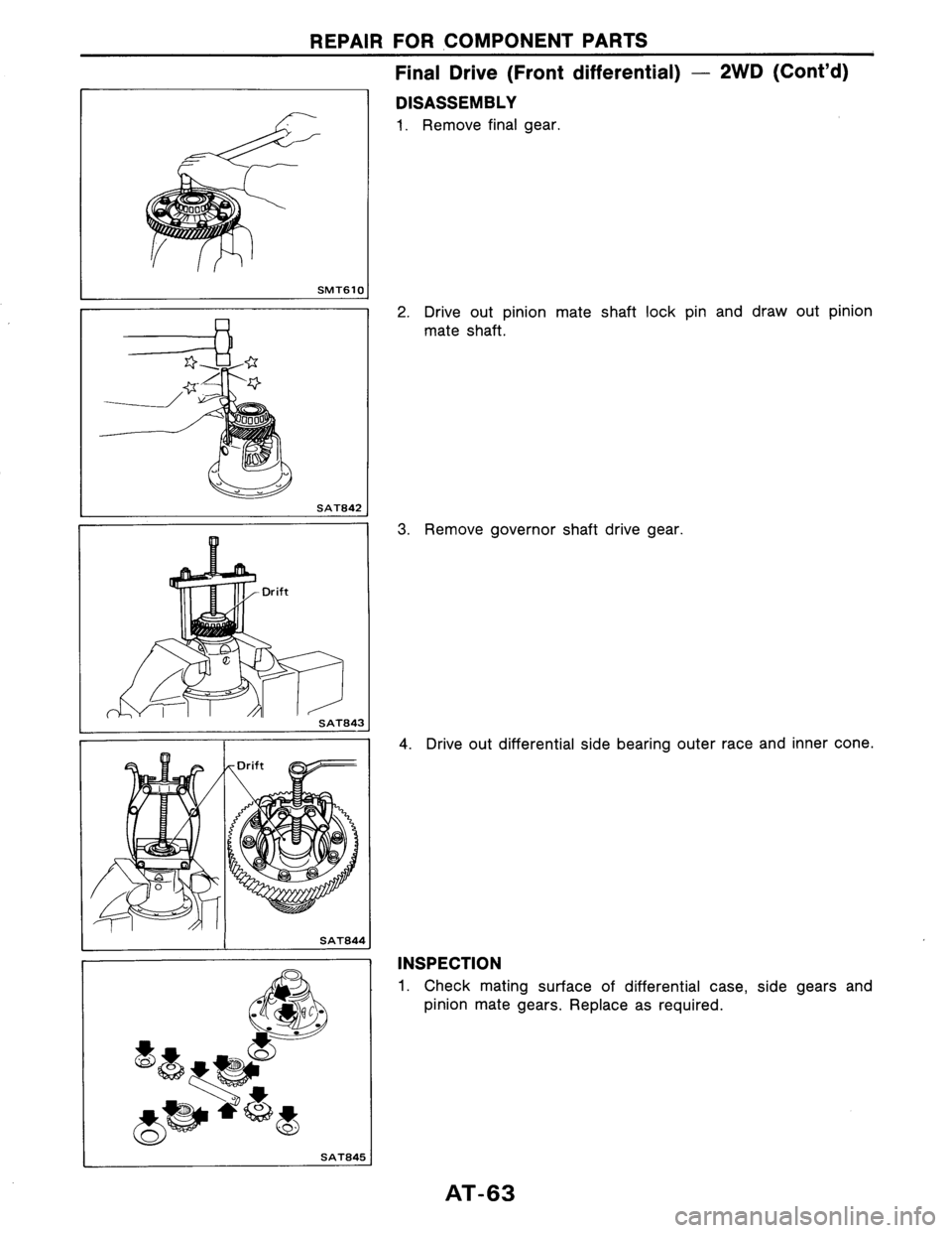 NISSAN AXXESS 1990  Service Repair Manual 