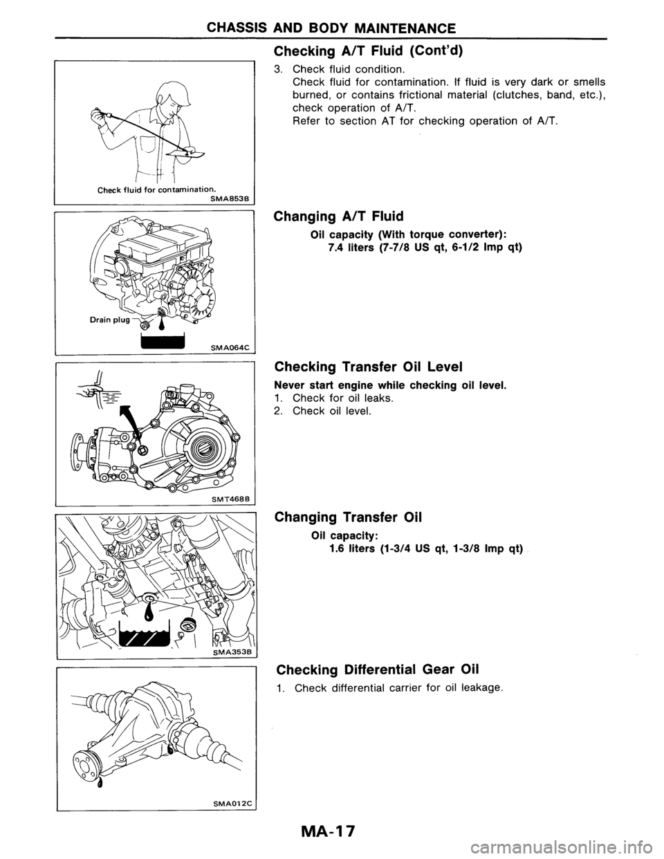 NISSAN AXXESS 1990  Service Service Manual 