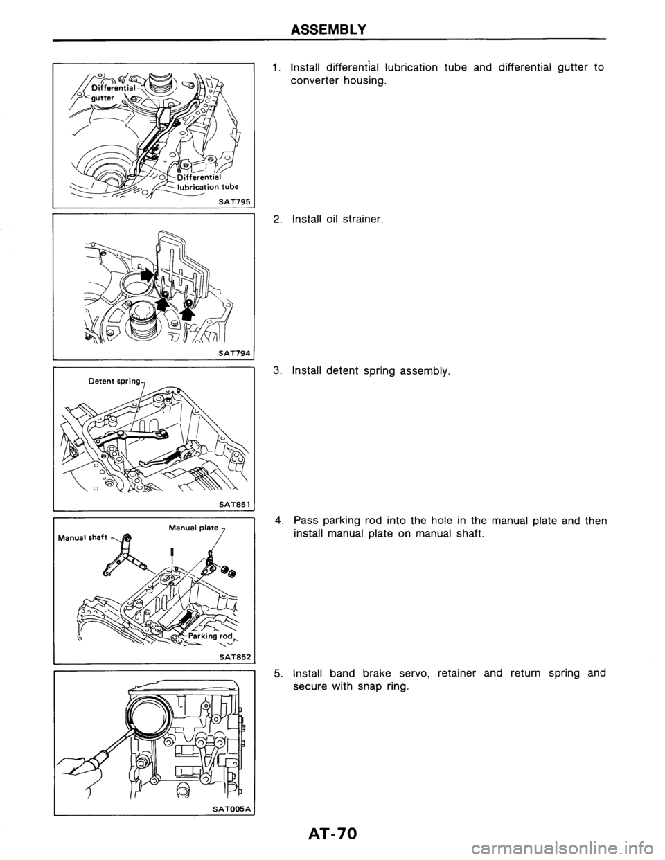 NISSAN AXXESS 1990  Service Repair Manual 