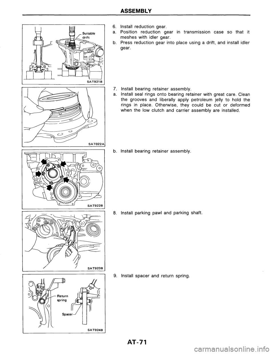 NISSAN AXXESS 1990  Service Repair Manual 