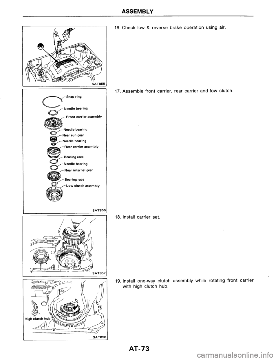 NISSAN AXXESS 1990  Service Repair Manual 