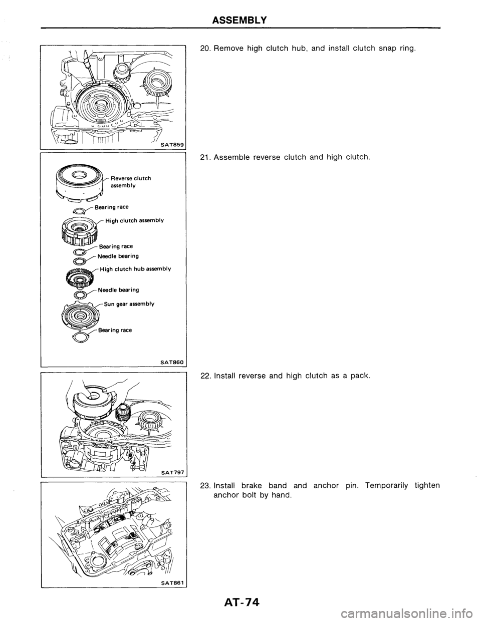NISSAN AXXESS 1990  Service Repair Manual 