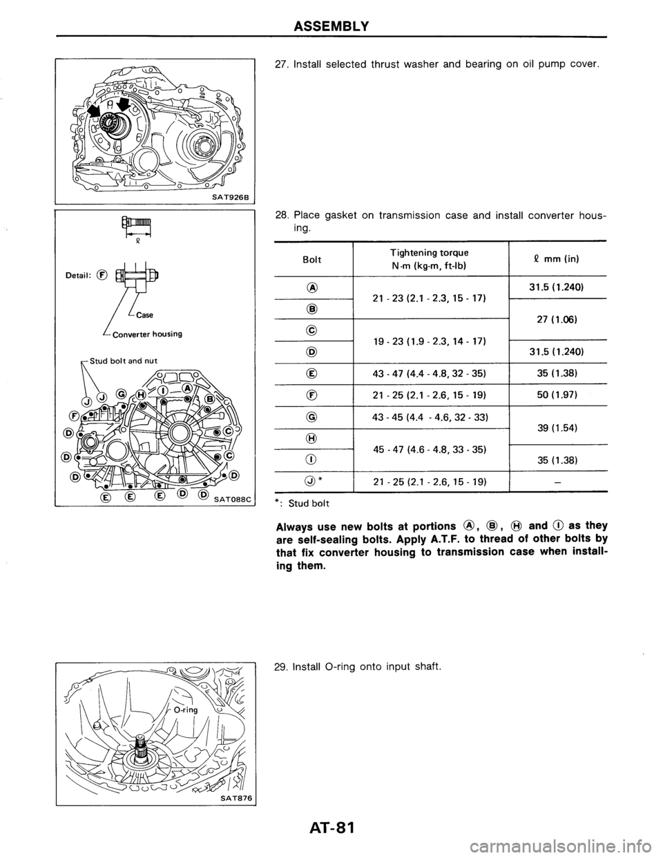 NISSAN AXXESS 1990 Service Repair Manual NISSAN AXXESS 1990 Service Repair Manual