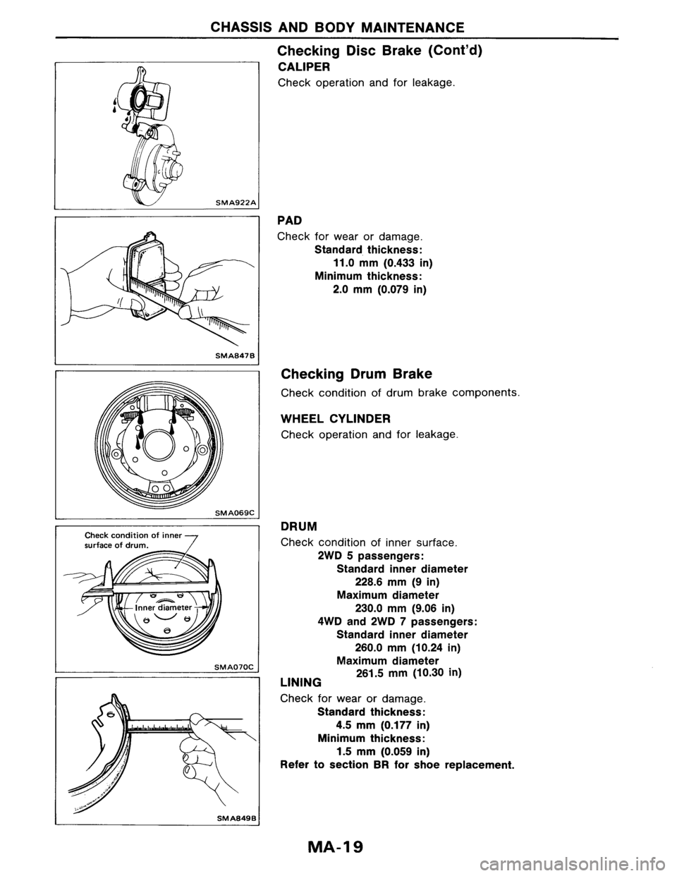 NISSAN AXXESS 1990  Service Service Manual 