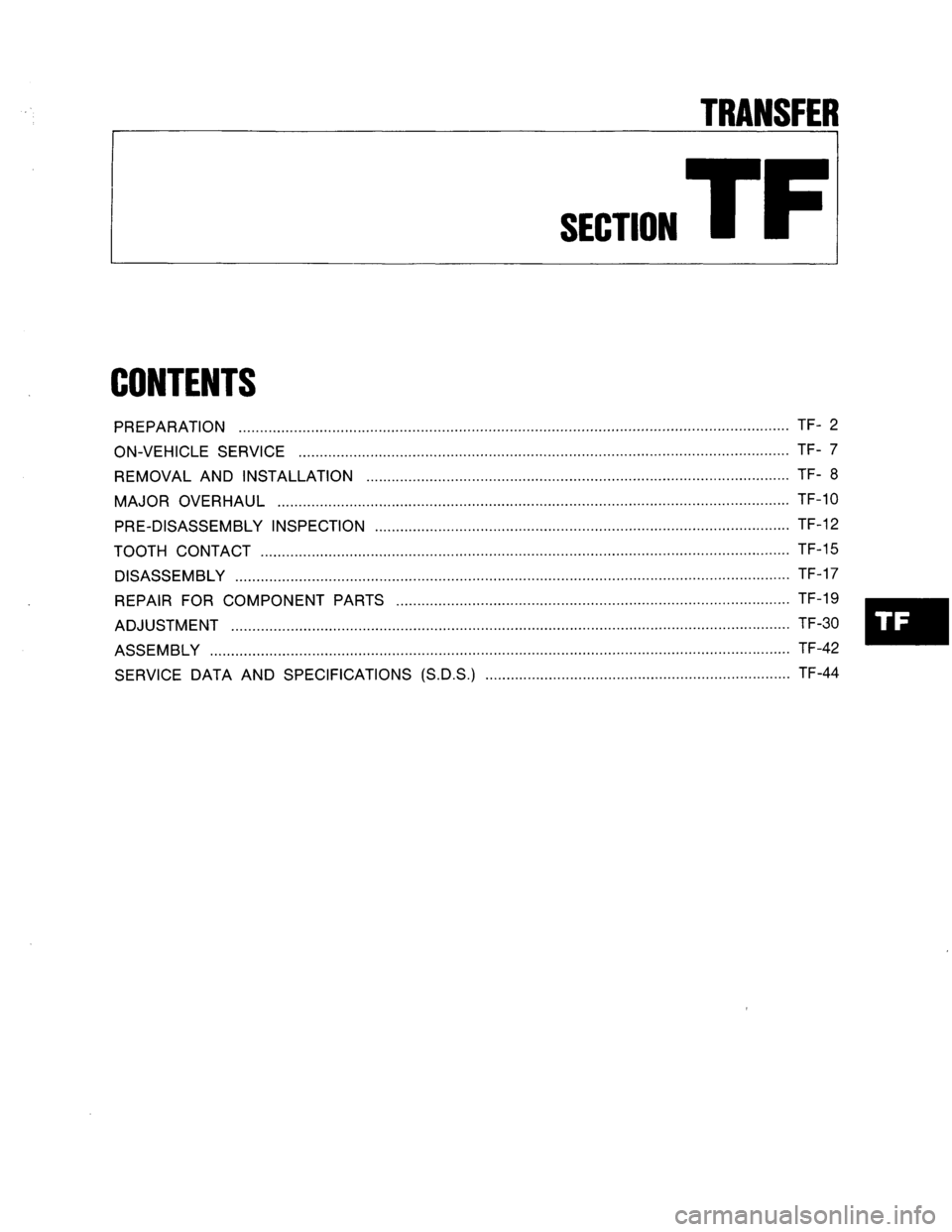 NISSAN AXXESS 1990 Service Repair Manual NISSAN AXXESS 1990 Service Repair Manual