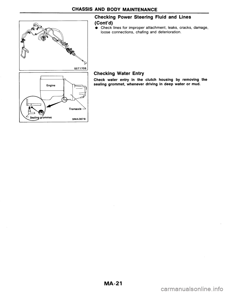 NISSAN AXXESS 1990  Service Service Manual 