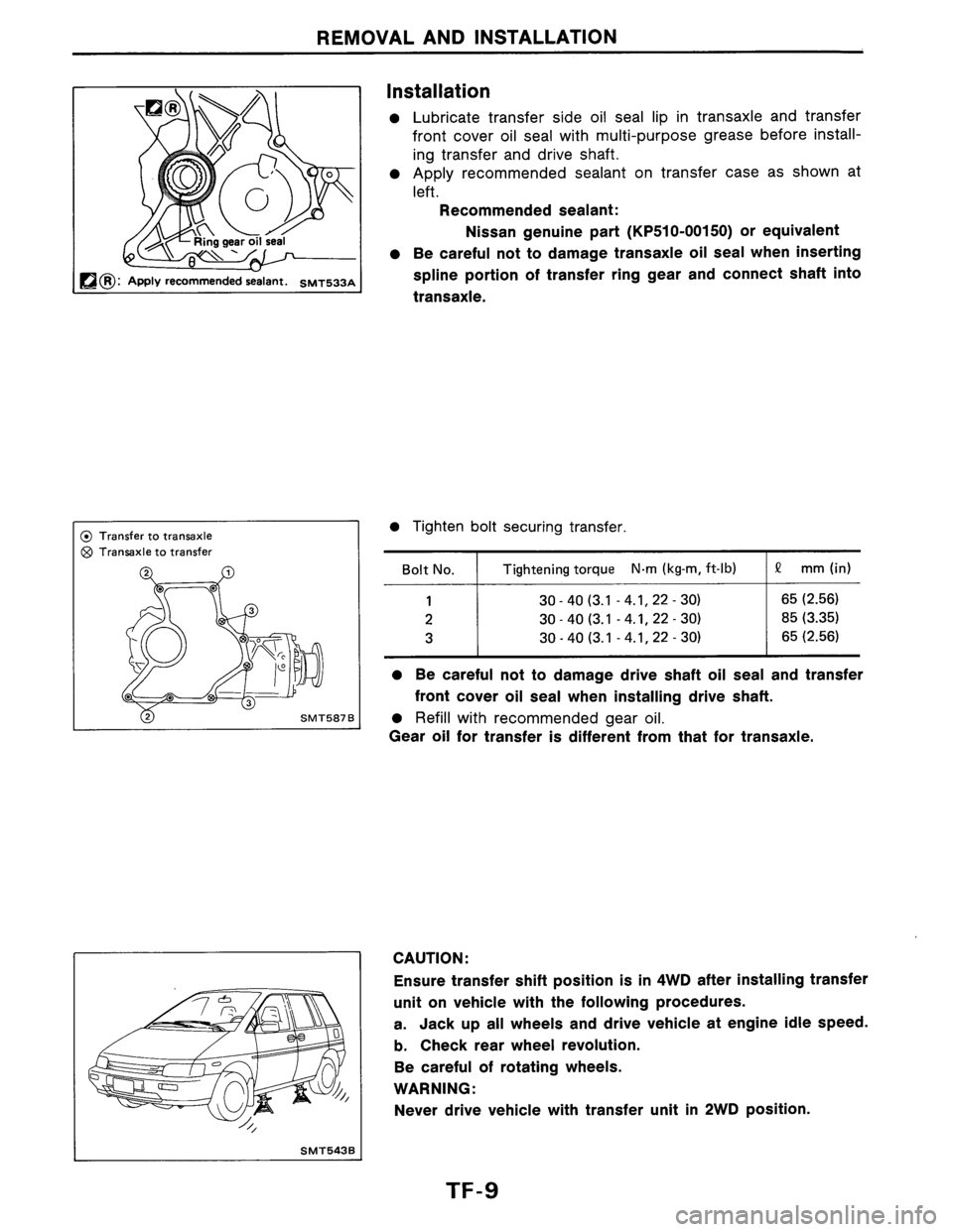 NISSAN AXXESS 1990 Service Repair Manual NISSAN AXXESS 1990 Service Repair Manual