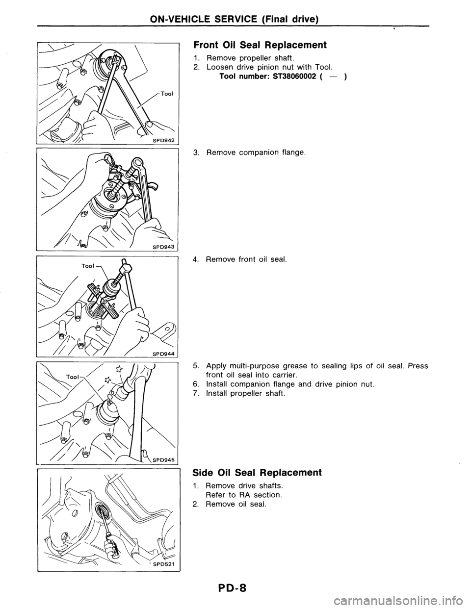 NISSAN AXXESS 1990 Service Repair Manual NISSAN AXXESS 1990 Service Repair Manual