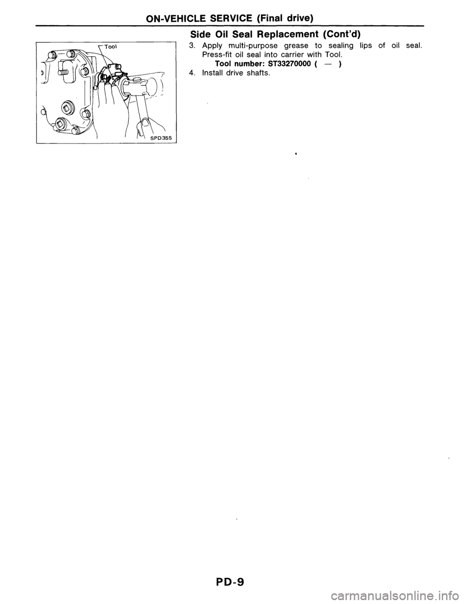 NISSAN AXXESS 1990 Service Repair Manual NISSAN AXXESS 1990 Service Repair Manual
