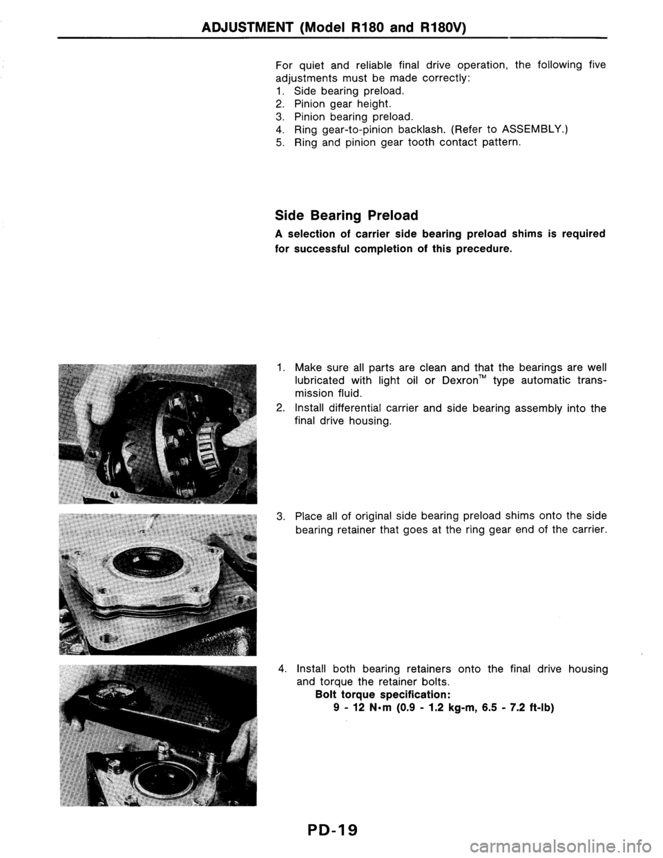 NISSAN AXXESS 1990 Service Repair Manual NISSAN AXXESS 1990 Service Repair Manual