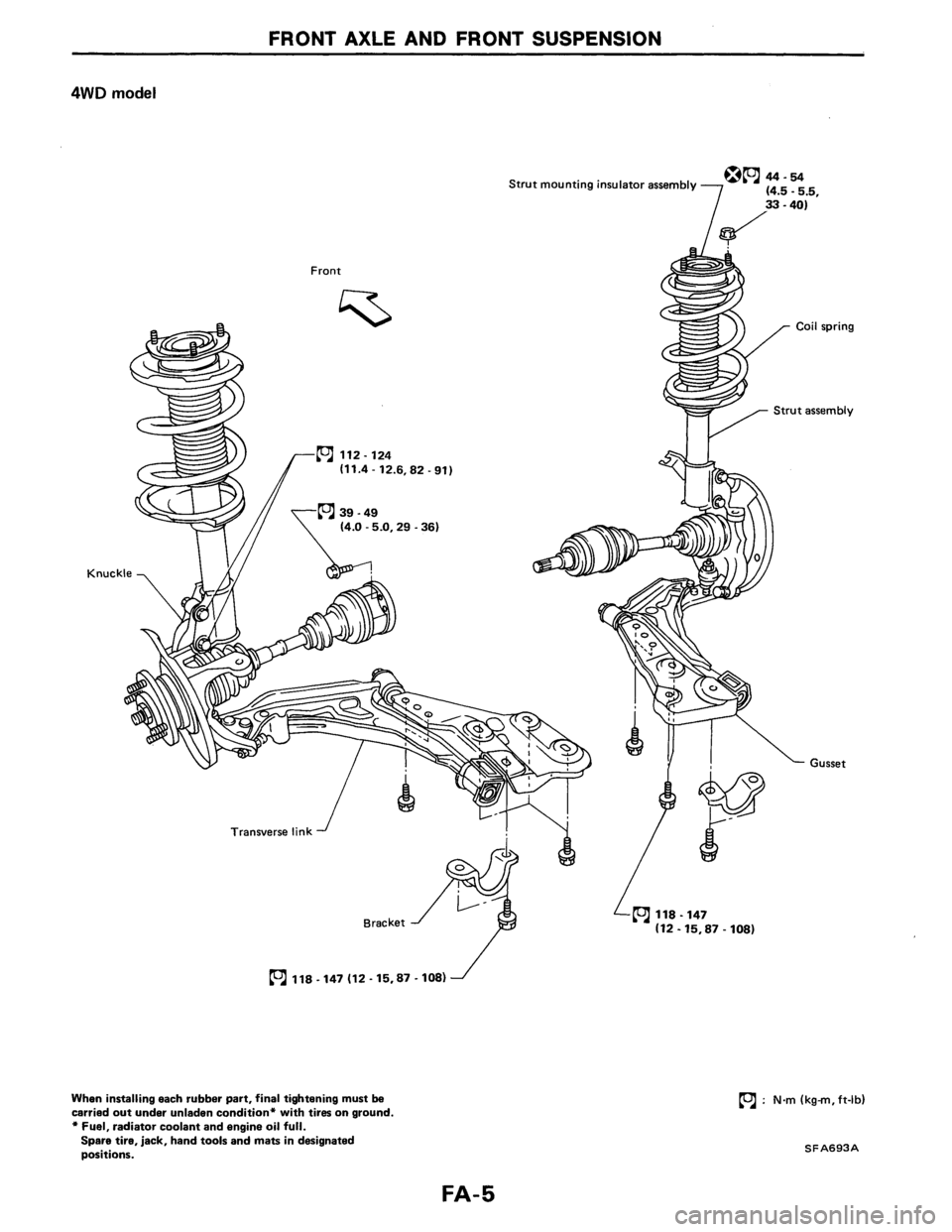 NISSAN AXXESS 1990  Service Repair Manual 