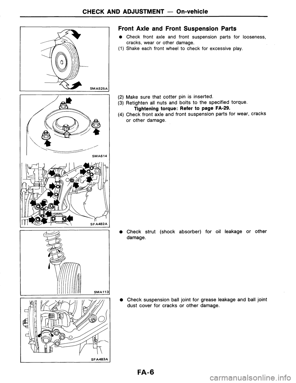 NISSAN AXXESS 1990  Service Repair Manual 