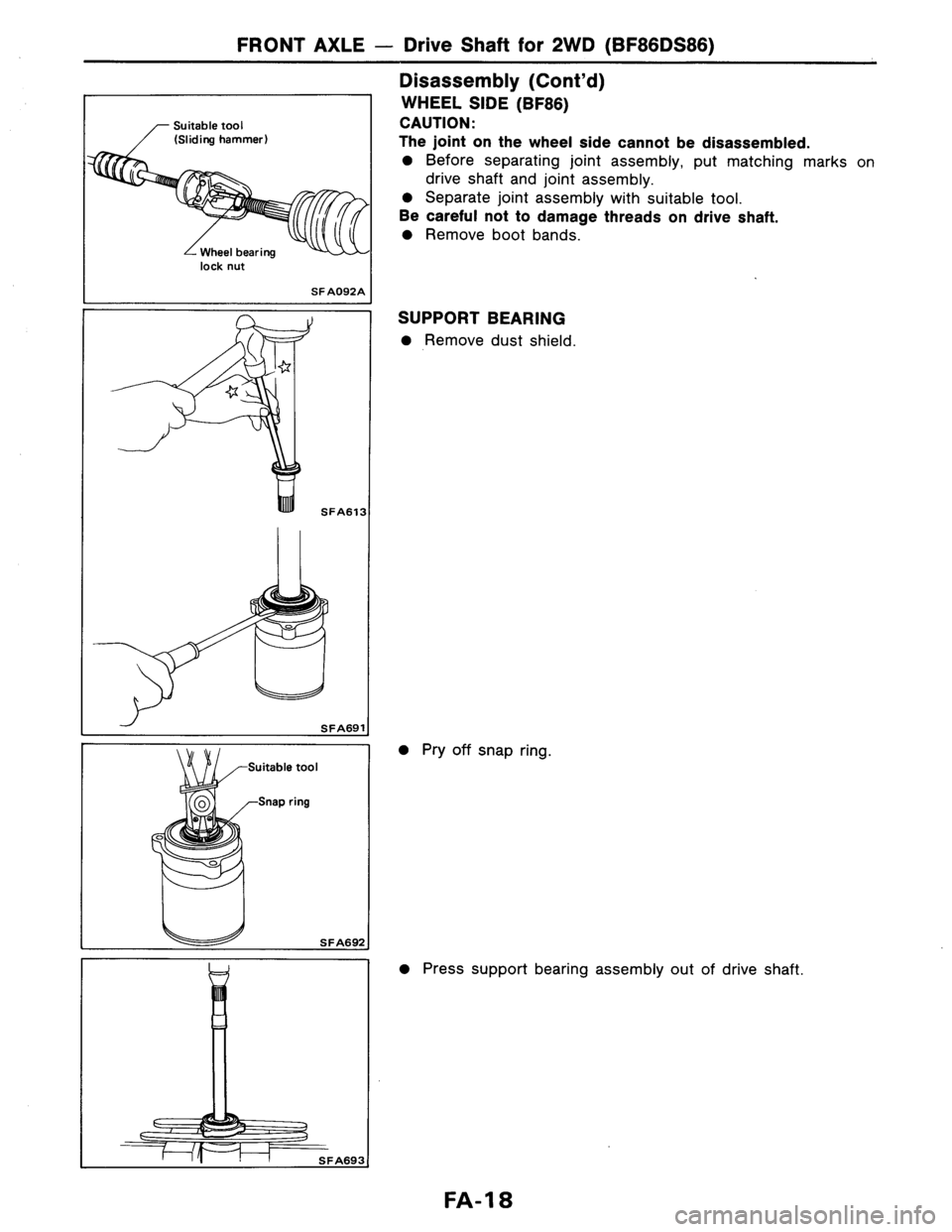 NISSAN AXXESS 1990 Service Repair Manual NISSAN AXXESS 1990 Service Repair Manual