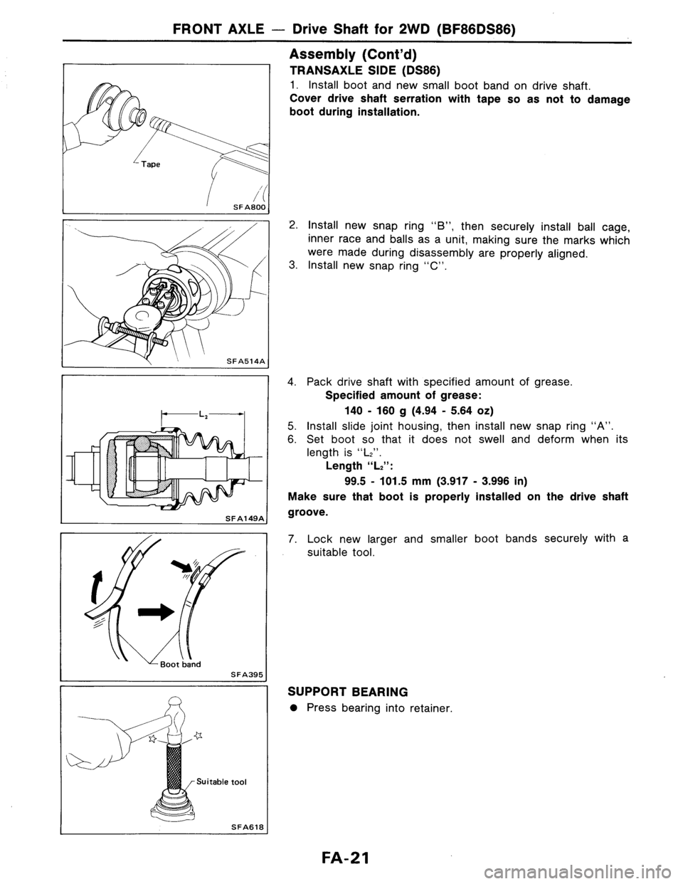 NISSAN AXXESS 1990 Service Repair Manual NISSAN AXXESS 1990 Service Repair Manual