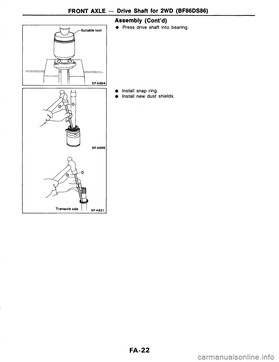 NISSAN AXXESS 1990 Service Repair Manual NISSAN AXXESS 1990 Service Repair Manual