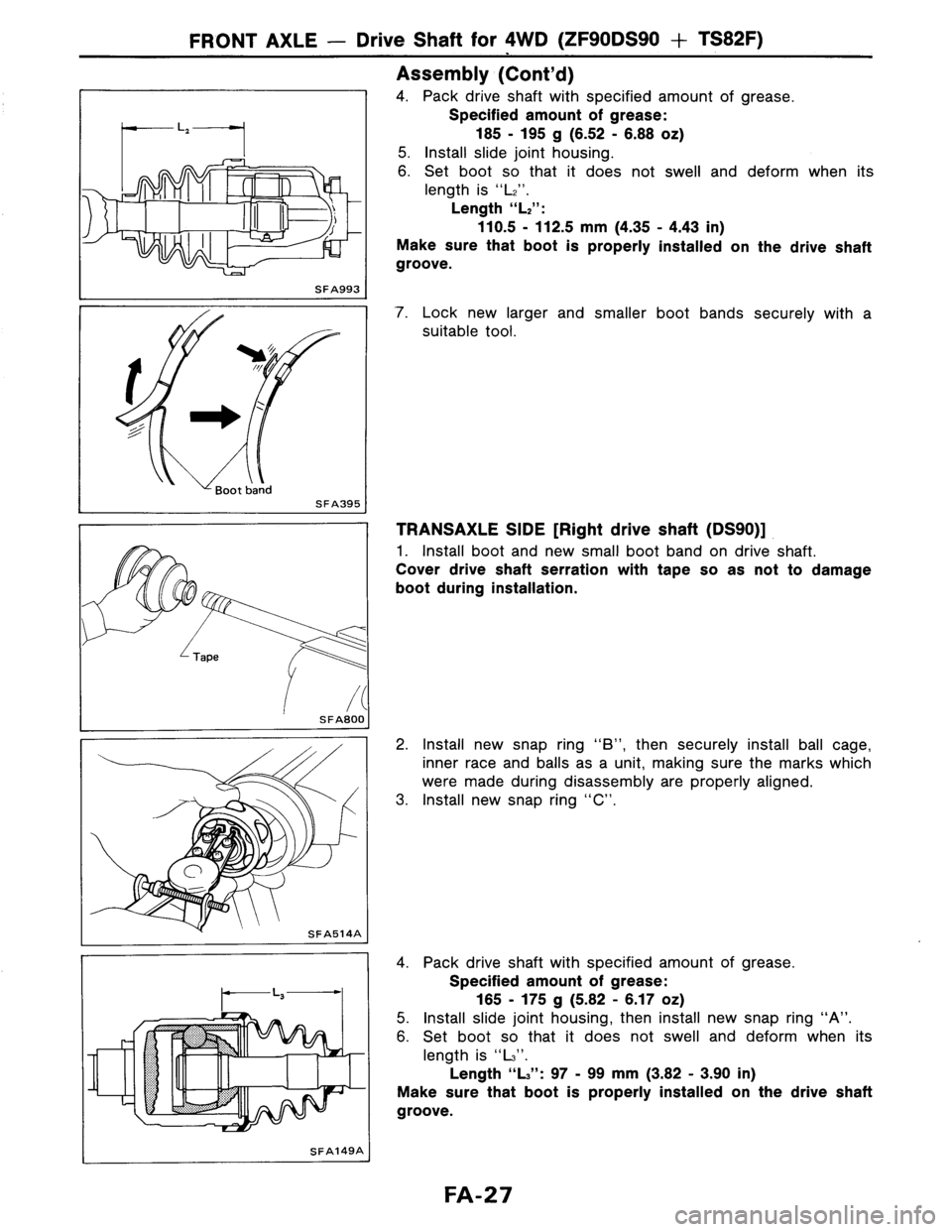 NISSAN AXXESS 1990  Service Repair Manual 