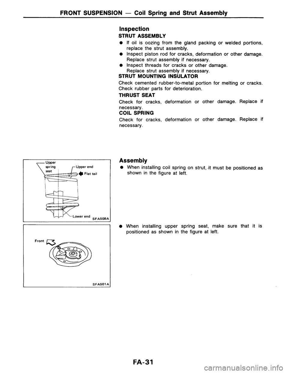 NISSAN AXXESS 1990  Service Repair Manual 