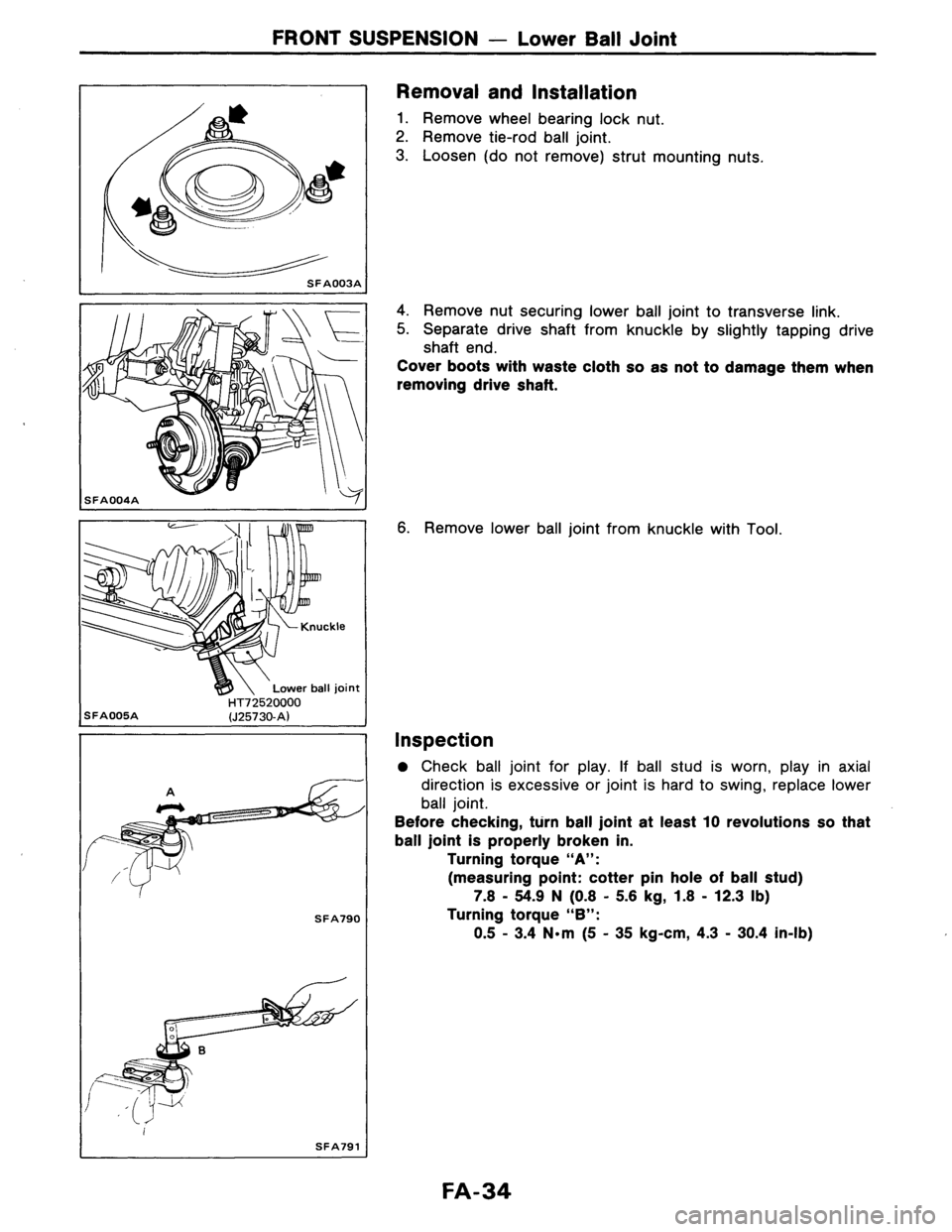 NISSAN AXXESS 1990 Service Repair Manual NISSAN AXXESS 1990 Service Repair Manual