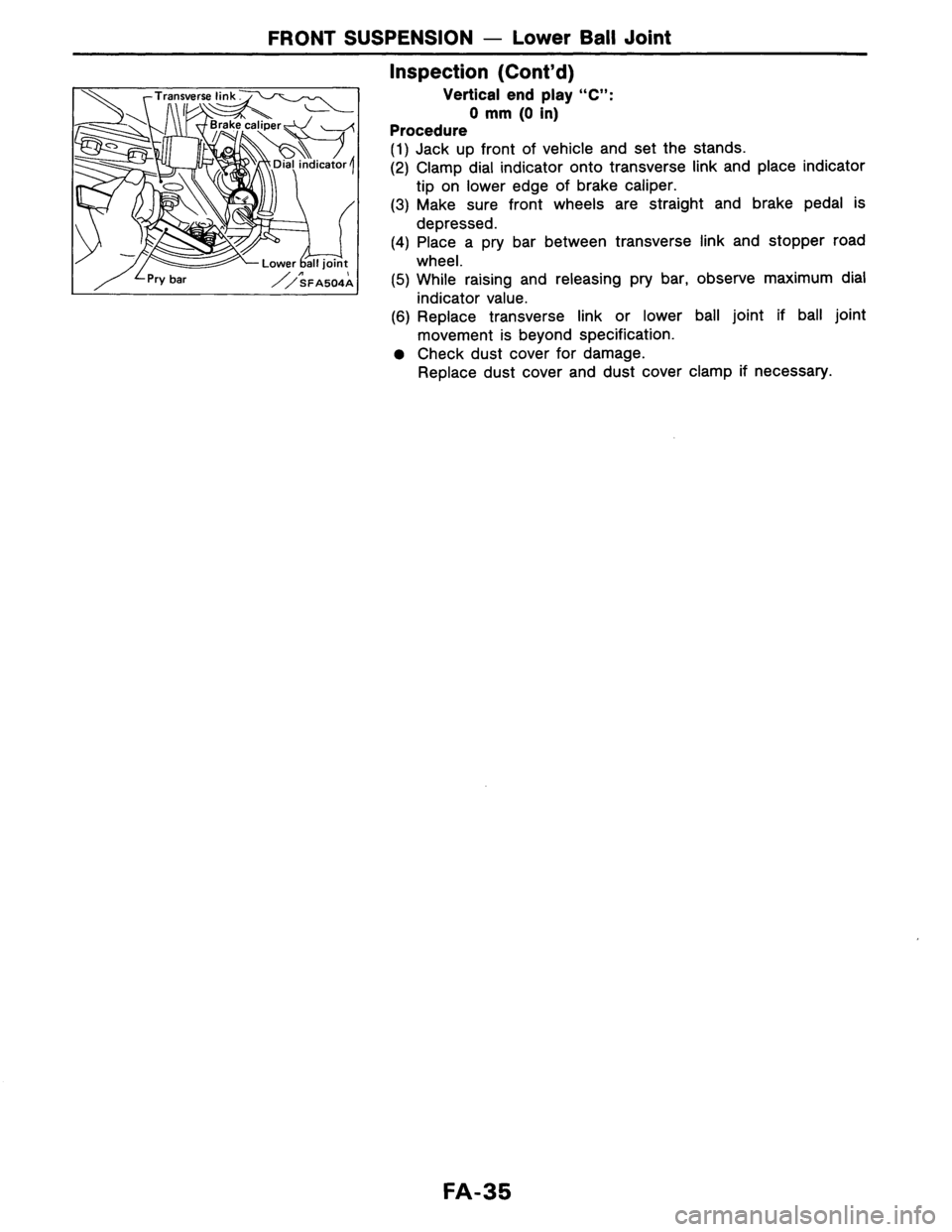 NISSAN AXXESS 1990 Service Repair Manual NISSAN AXXESS 1990 Service Repair Manual