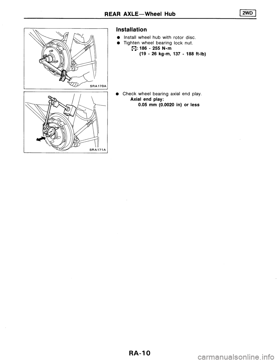 NISSAN AXXESS 1990  Service Repair Manual 
