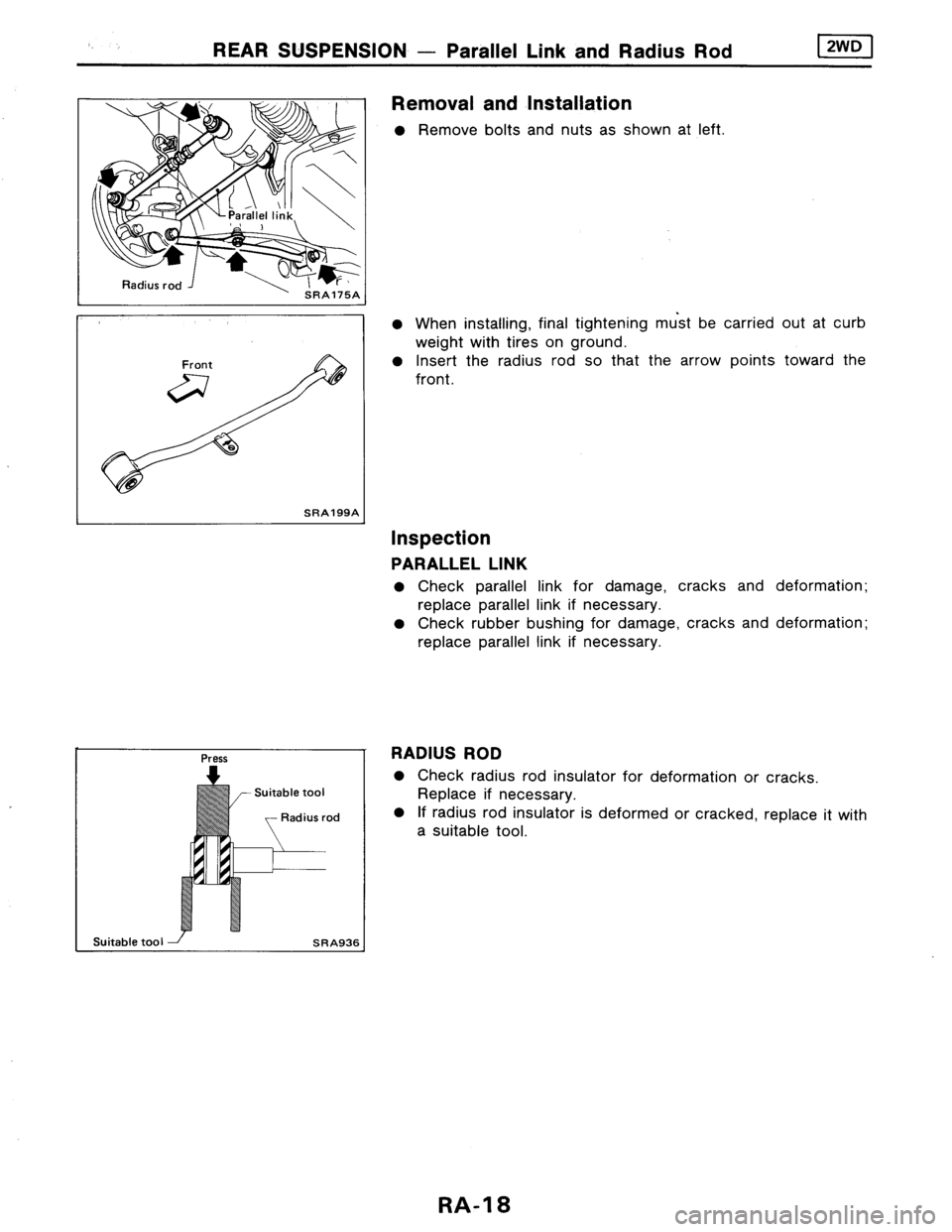 NISSAN AXXESS 1990  Service Repair Manual 