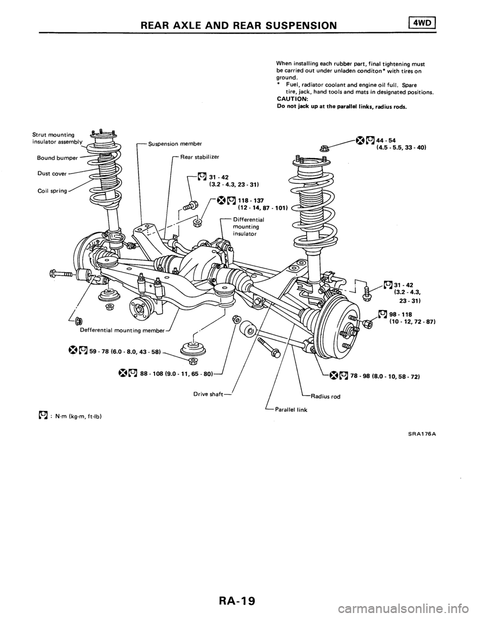 NISSAN AXXESS 1990  Service Repair Manual 