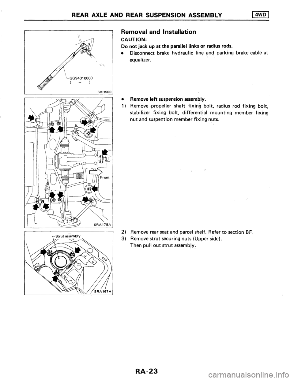 NISSAN AXXESS 1990  Service Repair Manual 
