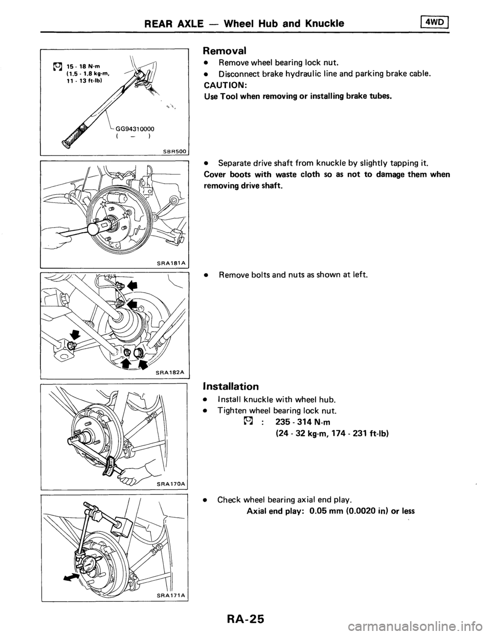 NISSAN AXXESS 1990 Service Repair Manual NISSAN AXXESS 1990 Service Repair Manual